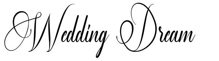 Wedding Dream font
