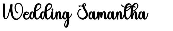 Wedding Samantha font