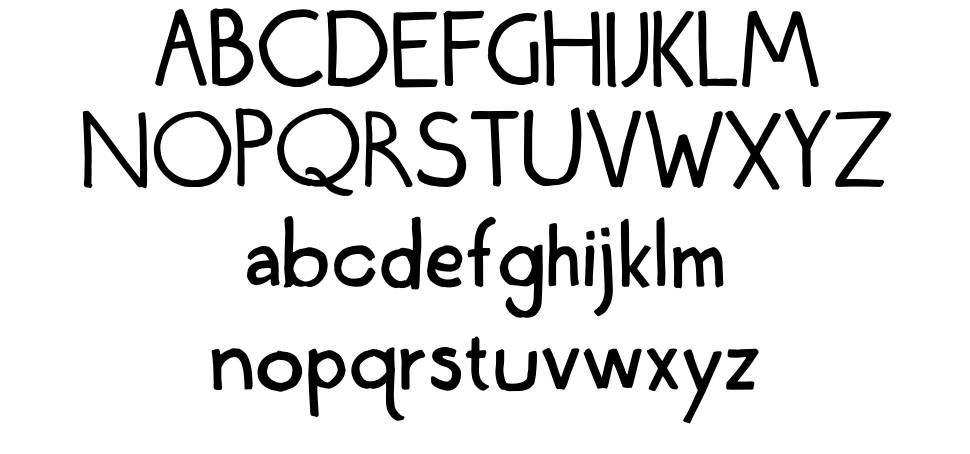 Wednesday Lettering Practice font specimens