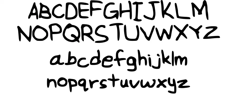 Wei font specimens