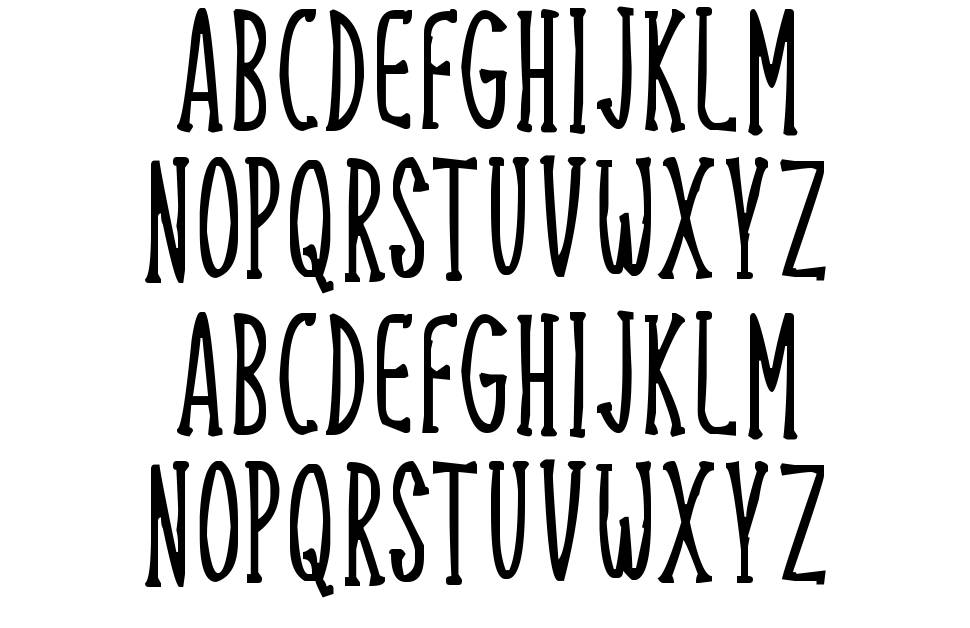 Welcome Everyday font specimens