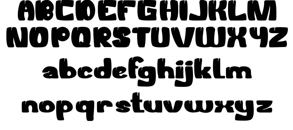 Welcome To The Jungle font specimens
