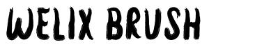 Welix Brush font