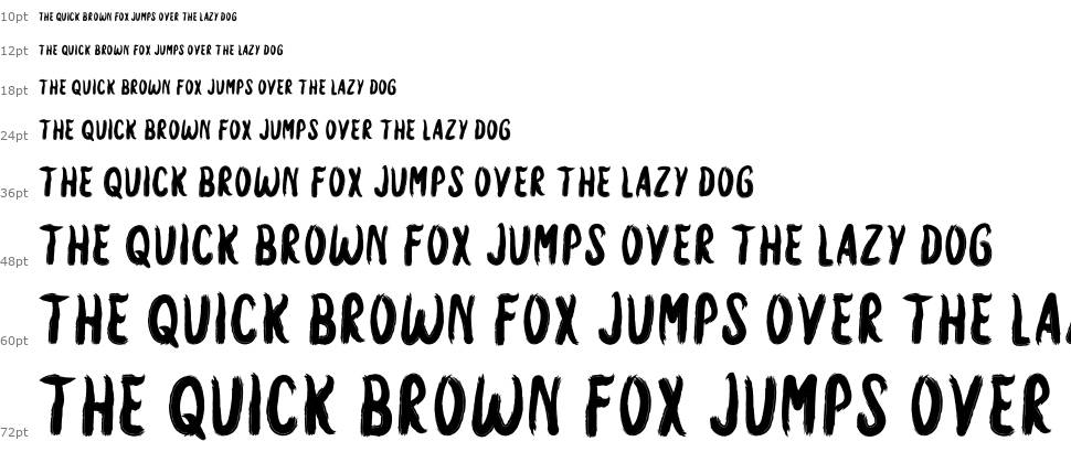 Welix Brush font Şelale