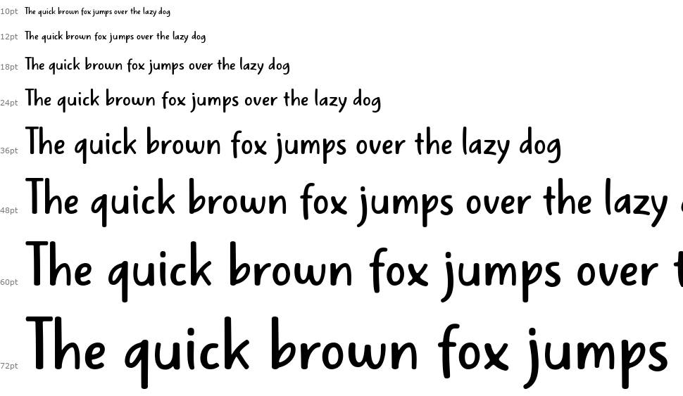 Well Bred font Waterfall