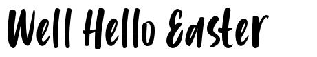 Well Hello Easter font