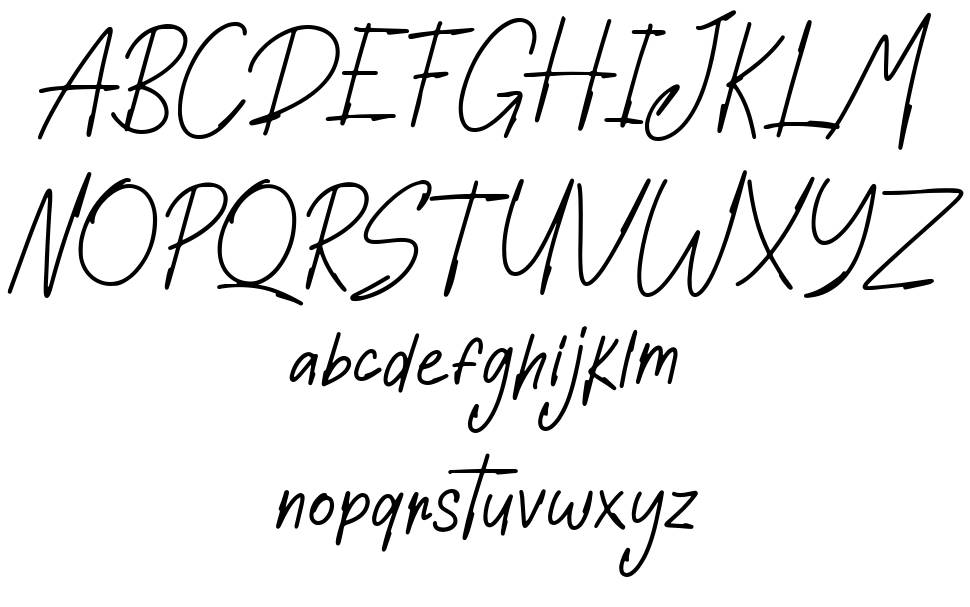 Wellbotth font specimens
