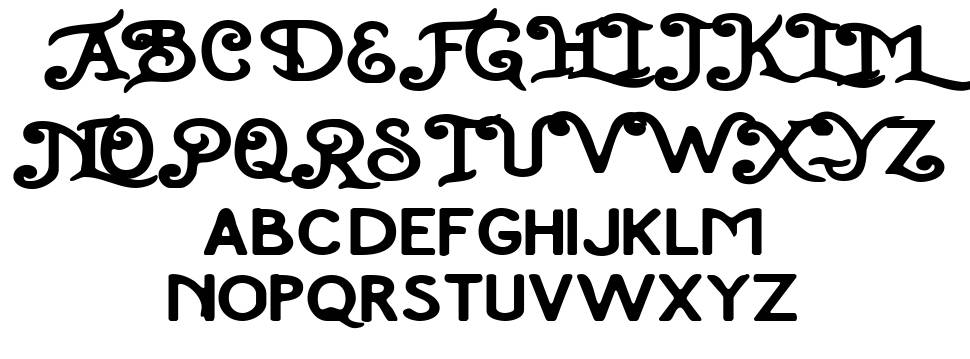 Wellsight font specimens