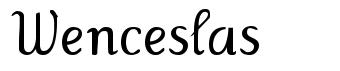 Wenceslas шрифт