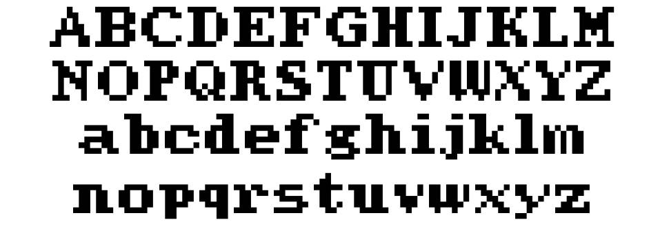 Werdnas Return font specimens