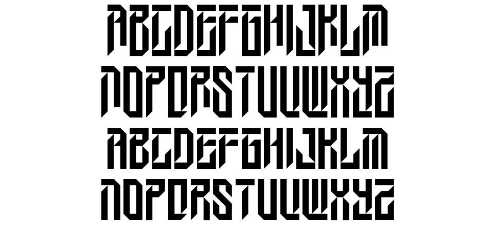 Wesley Gothic font Örnekler