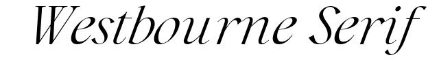 Westbourne Serif fonte