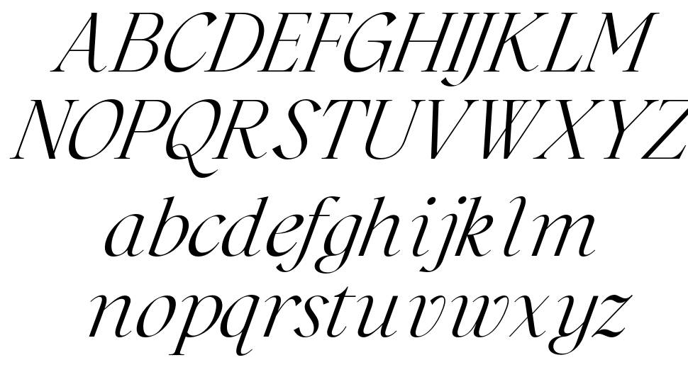 Westbourne Serif fonte Espécimes