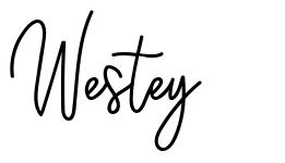 Westey font