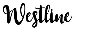 Westline шрифт