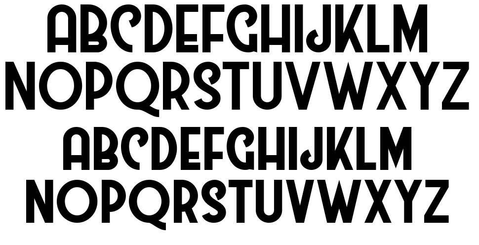 Westmeath font Örnekler