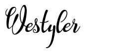 Westyler шрифт