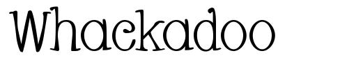 Whackadoo font