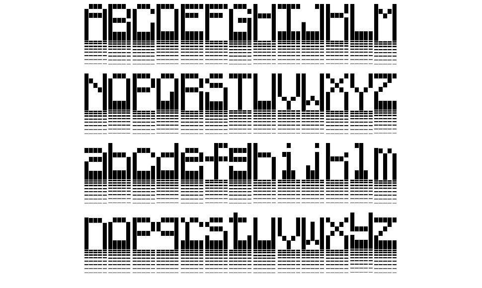 WhatUP font specimens