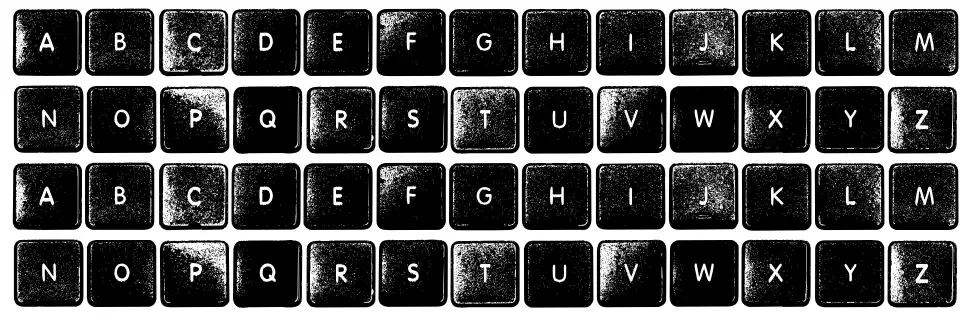 Where My Keysfont specimens