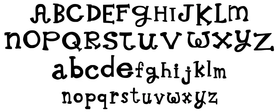 Whimsical Wilmafont specimens