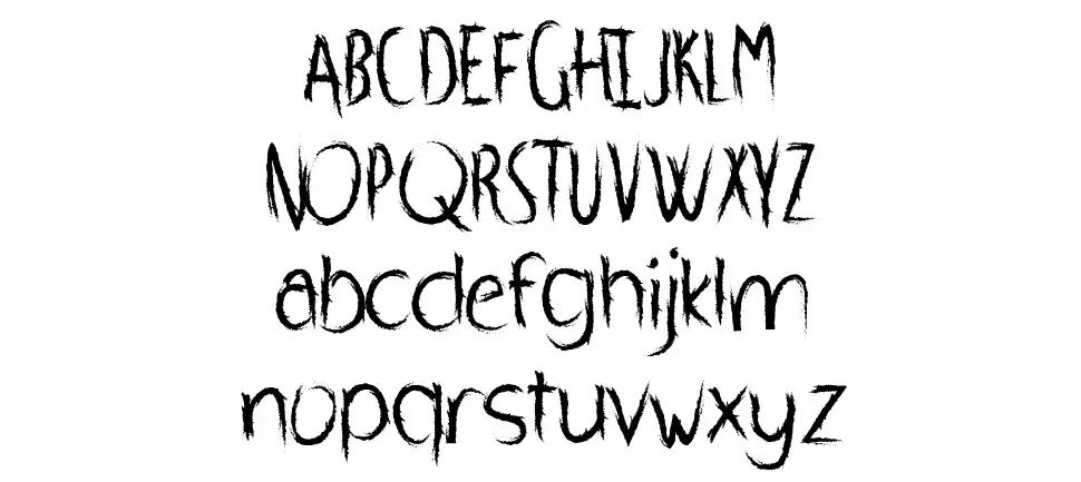 Whipped Screamfont specimens