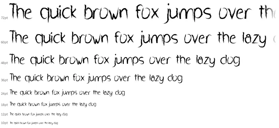 Whipped Screamfont waterfall