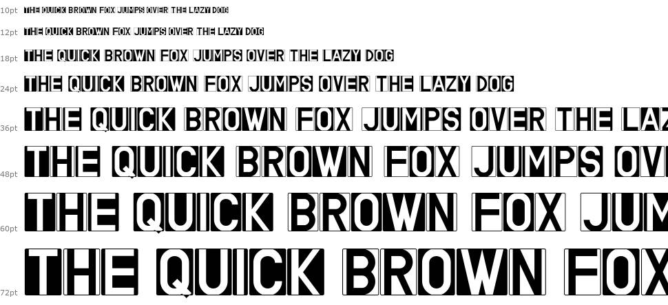 White And Black font Waterfall