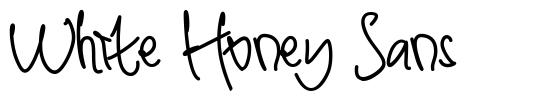 White Honey Sans font