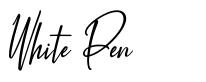 White Pen шрифт