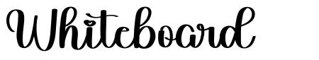 Whiteboard font