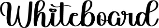 Whiteboard font