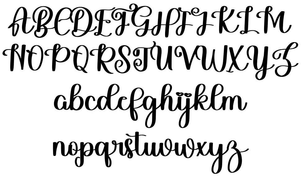 Whiteboard font Örnekler