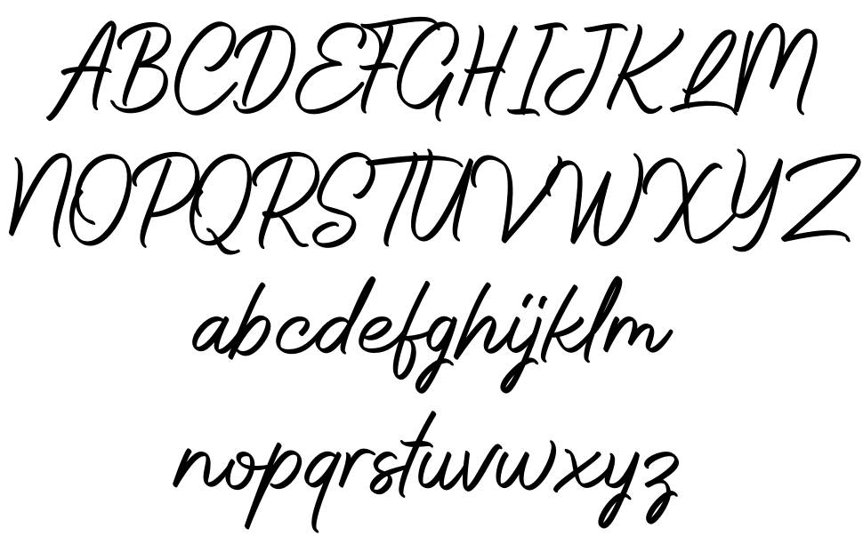 Whitelist font specimens