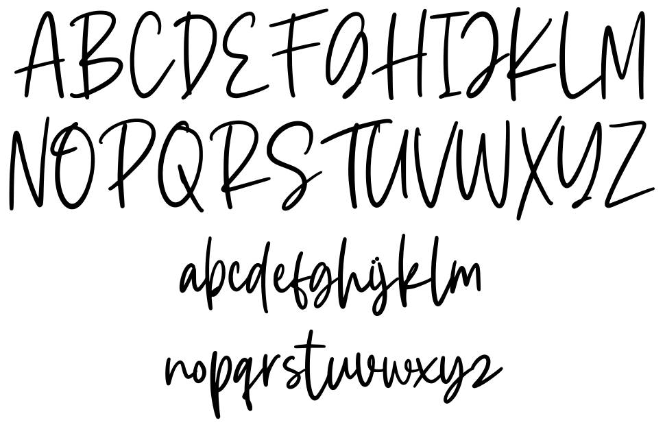 Whitelove font