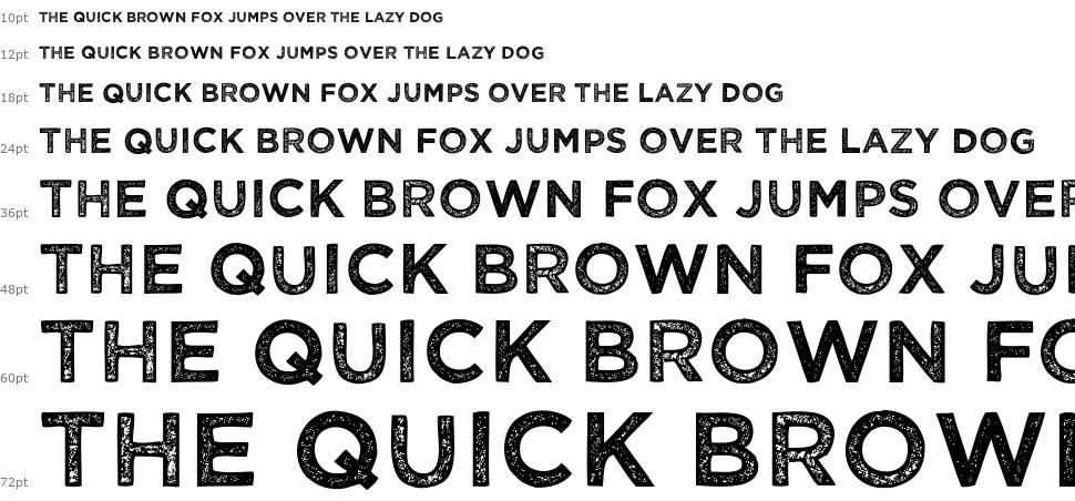 Wicked Grit font Waterfall