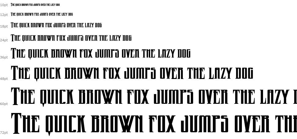 Wicked Queen font Waterfall