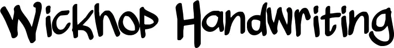Wickhop Handwriting