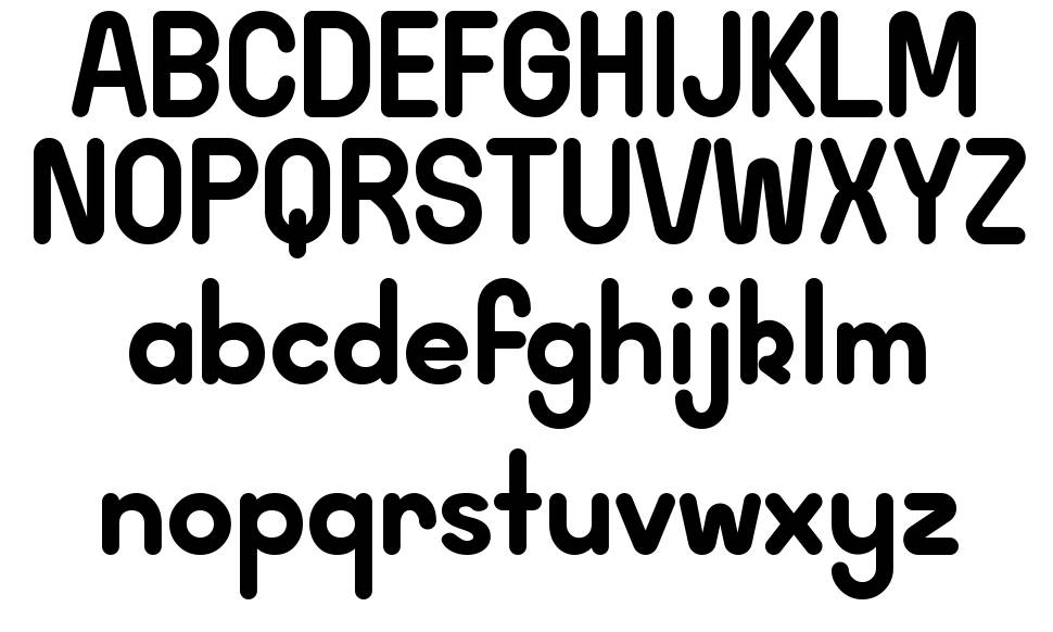 Wida Round font Örnekler