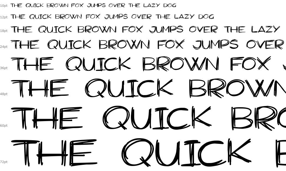 Wide Scratch font Şelale