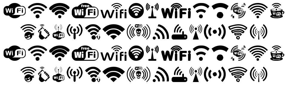 WiFi carattere I campioni