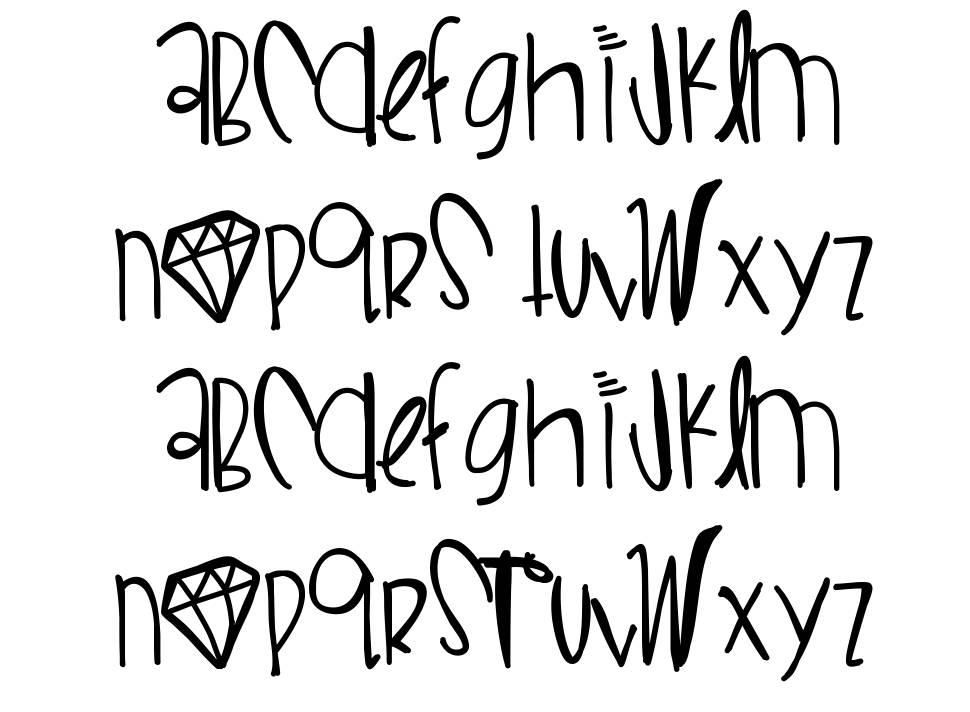 Wifi Love Boo font specimens
