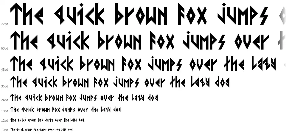 Wikingfont waterfall