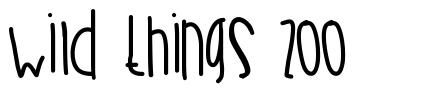 Wild Things Zoo font