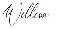 Willion フォント