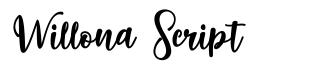 Willona Script schriftart