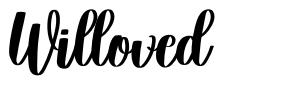 Willoved font