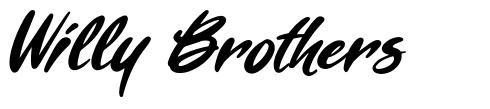 Willy Brothers schriftart