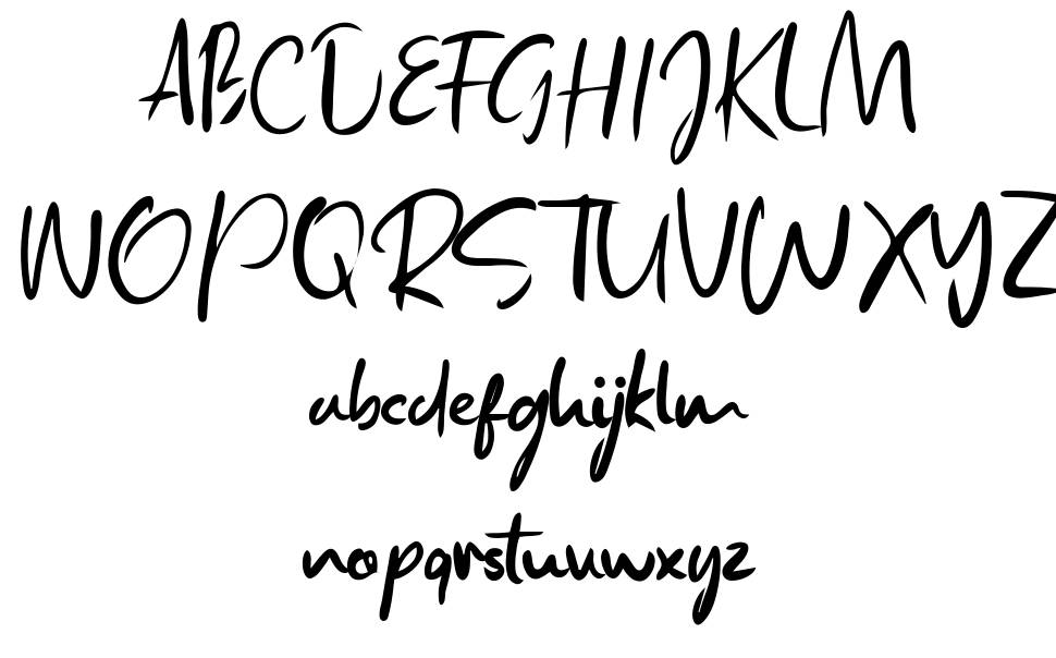 Windesia font Örnekler