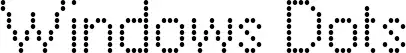 Windows Dots 字形